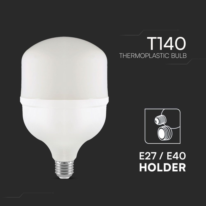Lâmpada LED T140 E40 E27/50W/230V 4000K
