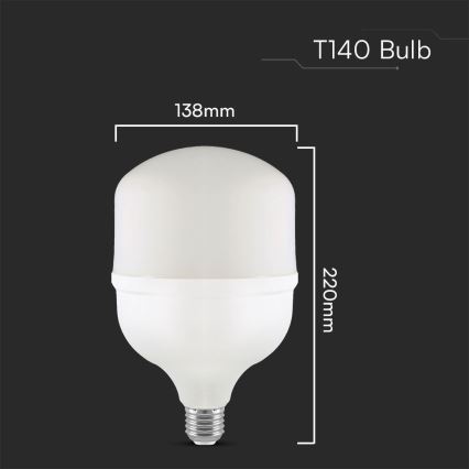 Lâmpada LED T140 E40 E27/50W/230V 6500K