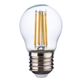 Lâmpada LED transparente G45 E27/4,5W/230V 2200K