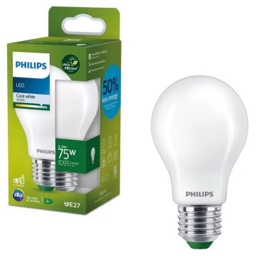 Lâmpada LED ULTRAEFFICIENT Philips A60 E27/5,2W/230V 4000K