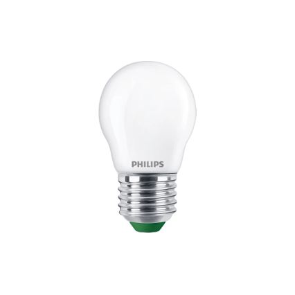 Lâmpada LED ULTRAEFFICIENT Philips P45 E27/1,2W/230V 2700K