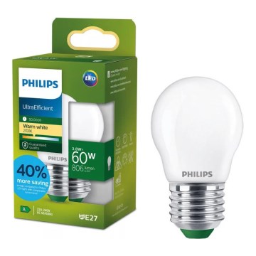 Lâmpada LED ULTRAEFFICIENT Philips P45 E27/3,8W/230V 2700K