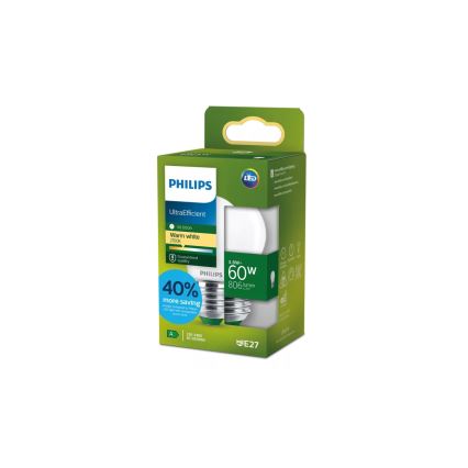 Lâmpada LED ULTRAEFFICIENT Philips P45 E27/3,8W/230V 2700K
