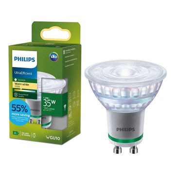 Lâmpada LED ULTRAEFFICIENT Philips PAR16 GU10/1,2W/230V 2700K