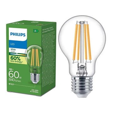 Lâmpada LED ULTRAEFFICIENT VINTAGE Philips A60 E27/4W/230V 3000K