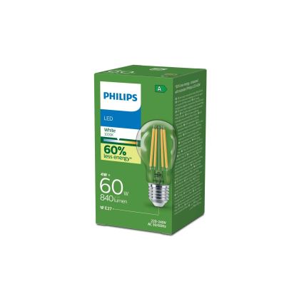 Lâmpada LED ULTRAEFFICIENT VINTAGE Philips A60 E27/4W/230V 3000K