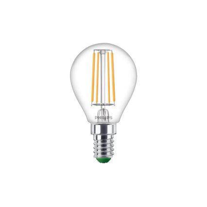 Lâmpada LED ULTRAEFFICIENT VINTAGE Philips P45 E14/1,2W/230V 2700K