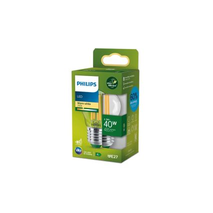 Lâmpada LED ULTRAEFFICIENT VINTAGE Philips P45 E27/2,3W/230V 2700K