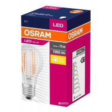 Lâmpada LED VALUE A60 E27/8W/230V 2700K - Osram