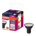 Lâmpada LED VALUE PAR16 GU10/6,9W/230V 4000K 36° preto - Ledvance