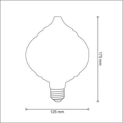 Lâmpada LED VINTAGE E27/4W/230V 2700K
