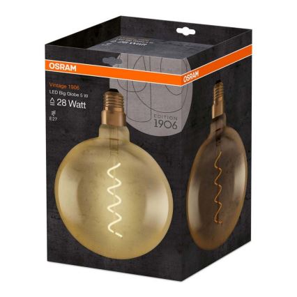 Lâmpada LED VINTAGE E27/5W/230V 2000K - Osram