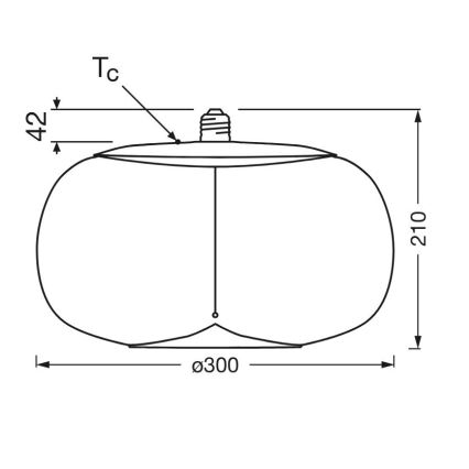 Lâmpada LED VINTAGE FILAMENT E27/2,5W/230V 2700K - Osram