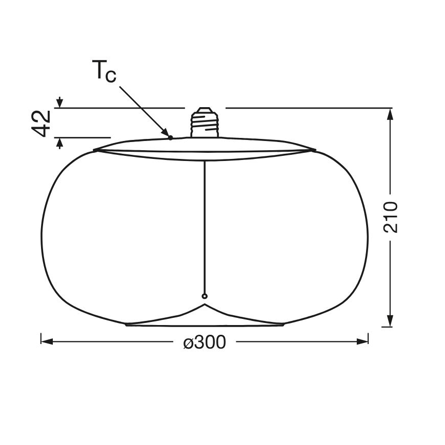 Lâmpada LED VINTAGE FILAMENT E27/2,5W/230V 2700K - Osram