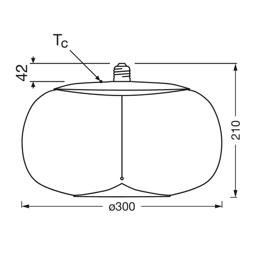 Lâmpada LED VINTAGE FILAMENT E27/4W/230V 1800K fumado - Osram