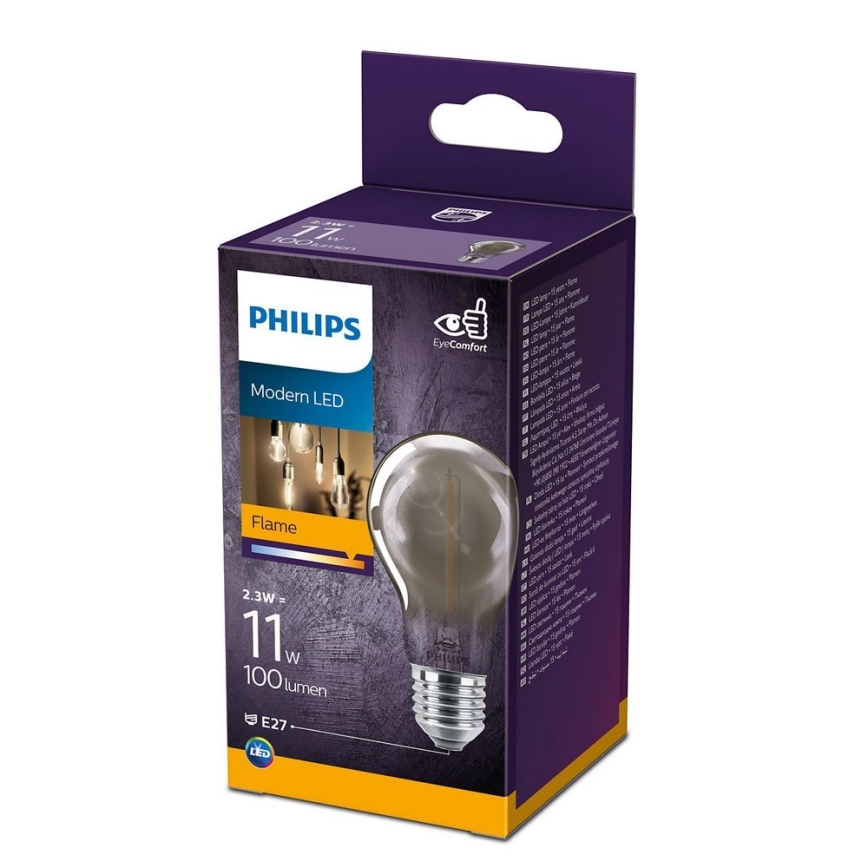 Lâmpada LED VINTAGE Philips A60 E27/2.3W/230V 1,800K