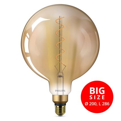 Lâmpada LED VINTAGE Philips E27/4,5W/230V 1800K