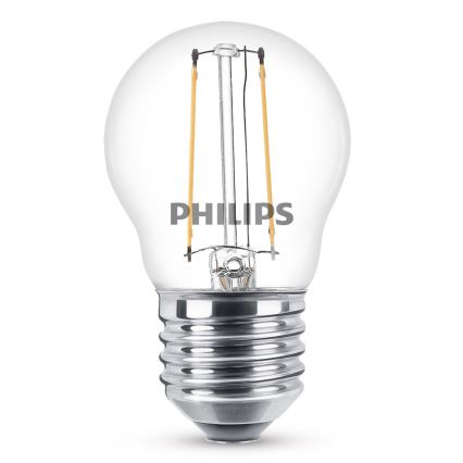 Lâmpada LED VINTAGE Philips P45 E27/2W/230V 2700K