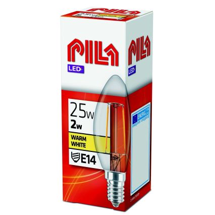 Lâmpada LED Vintage Philips Pila E14/2W/230V 2700K