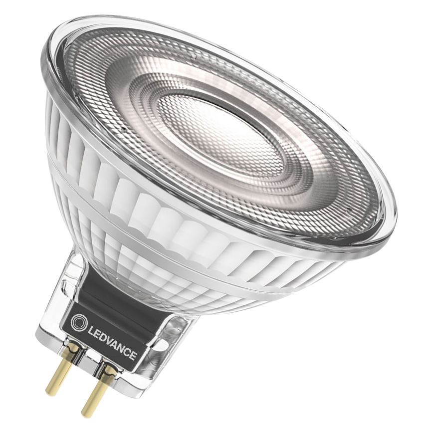 Lâmpada refletora LED dimerizável MR16 GU5,3/5,3W/12V 2700K 36° IRC 97 - Ledvance