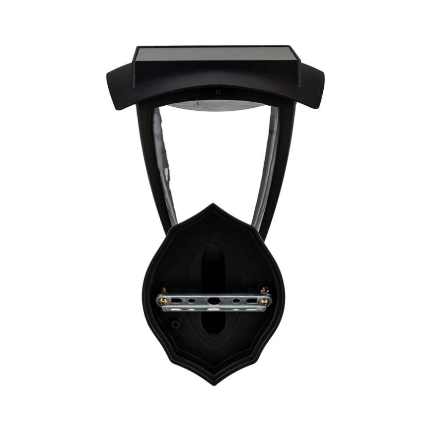 Lâmpada solar de parede LED/2W/3,7V 3000/6000K IP65 2200 mAh preta
