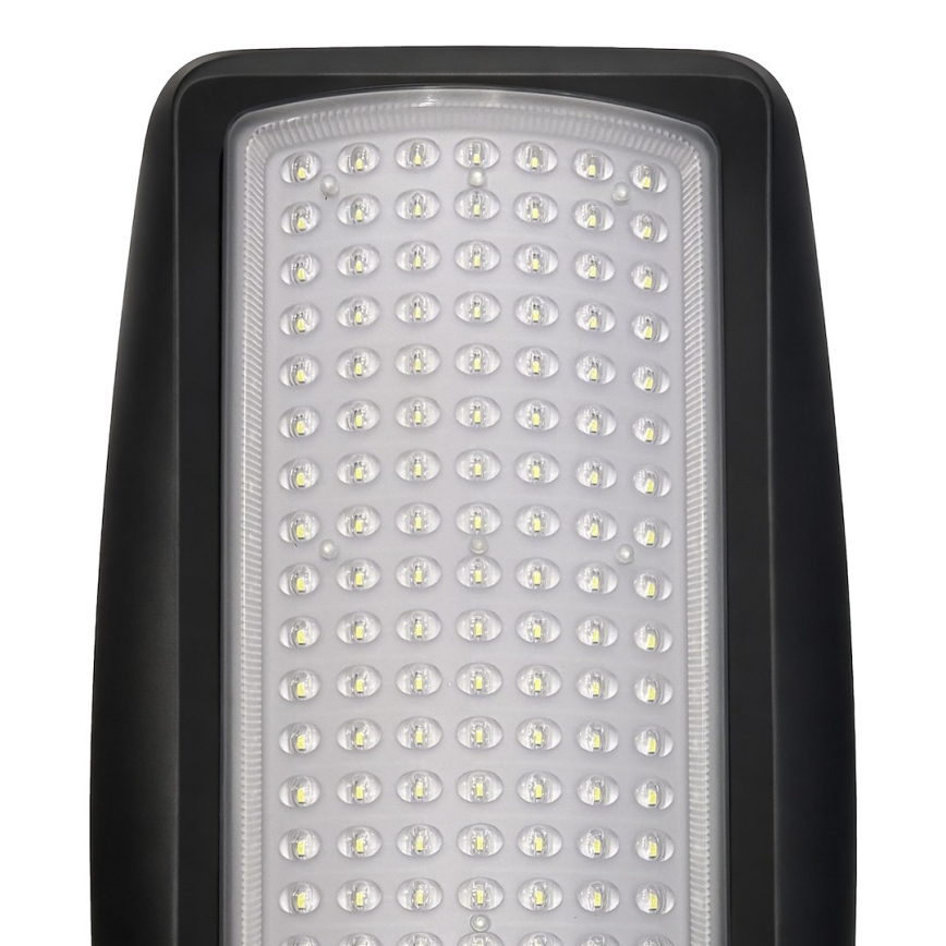 Lâmpada solar de rua LED regulável com sensor VENICE LED/100W/3,2V 6000 mAh IP65 preta + controlo remoto