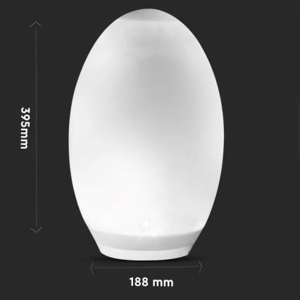 Lâmpada solar decorativa LED RGB 0,2W/1xAA IP44 500 mAh