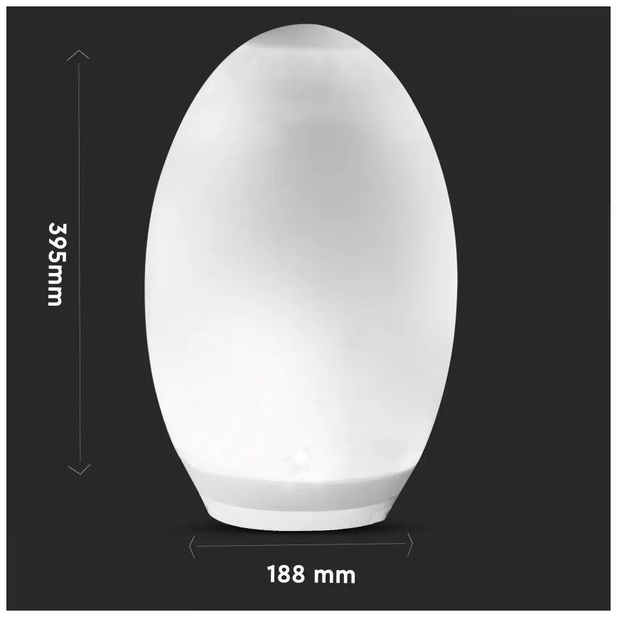 Lâmpada solar decorativa LED RGB 0,2W/1xAA IP44 500 mAh