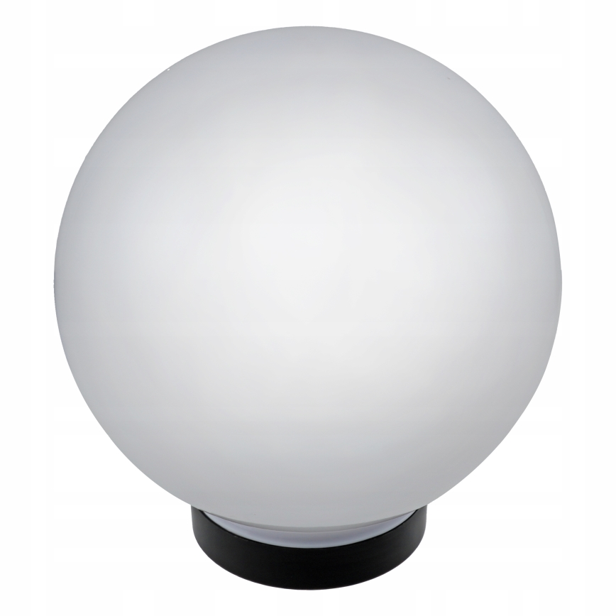 Lâmpada solar LED 1,2 V, 6500 K, 200 mAh, diâmetro 25 cm, IP44, branca/preta