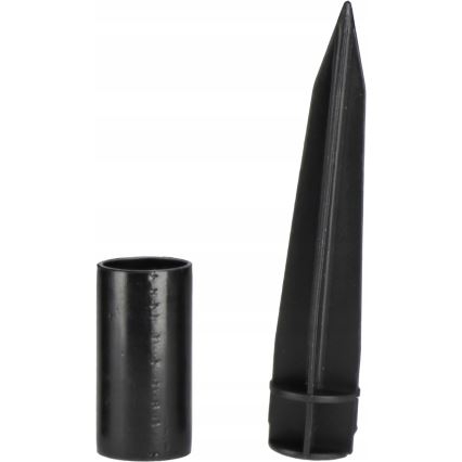 Lâmpada solar LED 1,2 V, 6500 K, 200 mAh, Ø 15 cm, IP44, branco/preto