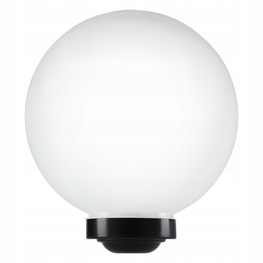 Lâmpada solar LED/1,2V 6500K 200 mAh Ø 30 cm IP44 branca/preta