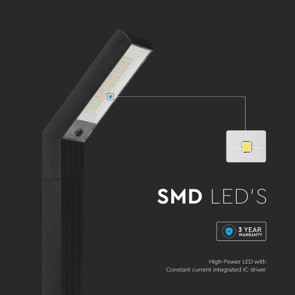 Lâmpada solar LED 2 em 1 LED/1,5W/3,7V IP65 1500 mAh