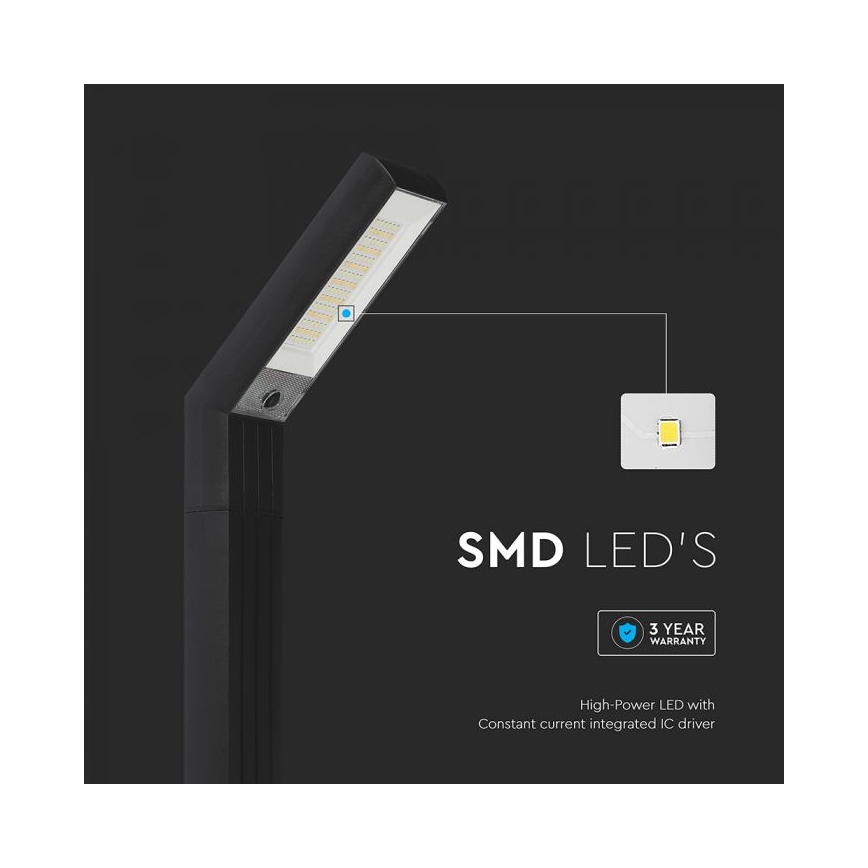 Lâmpada solar LED 2 em 1 LED/1,5W/3,7V IP65 1500 mAh