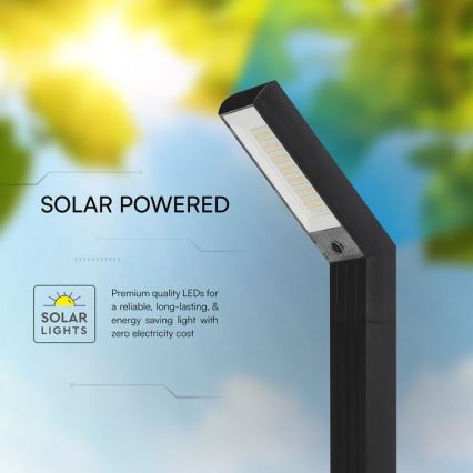 Lâmpada solar LED 2 em 1 LED/1,5W/3,7V IP65 1500 mAh