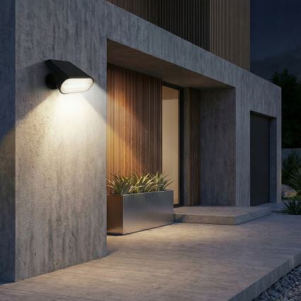 Lâmpada solar LED 2 em 1 LED/3,7V 1200 mAh IP54 preta