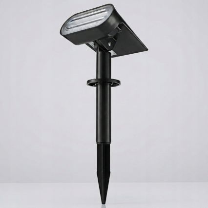 Lâmpada solar LED 2 em 1 LED/3,7V 1200 mAh IP54 preta