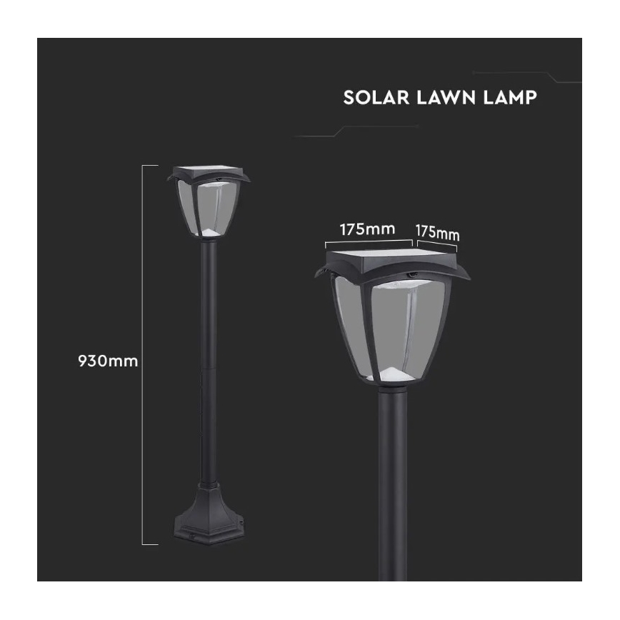 Lâmpada Solar LED LED/2W/230V 93 cm 3000/6000K IP65 2200 mAh