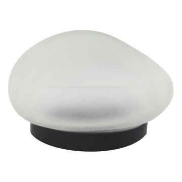 Lâmpada solar LED 2x LED / 1,2 V 300 mAh IP44 preto/branco