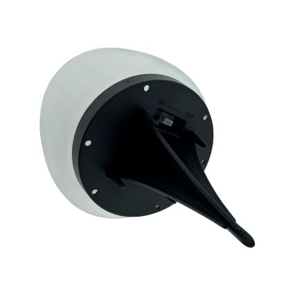 Lâmpada solar LED 2x LED / 1,2 V 300 mAh IP44 preto/branco