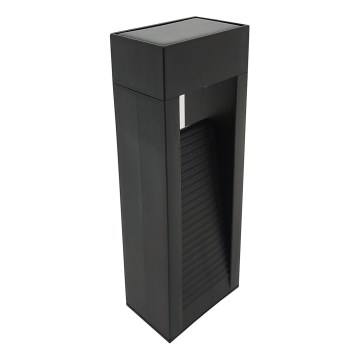 Lâmpada solar LED 2xLED/1,2V 200 mAh IP44 preta