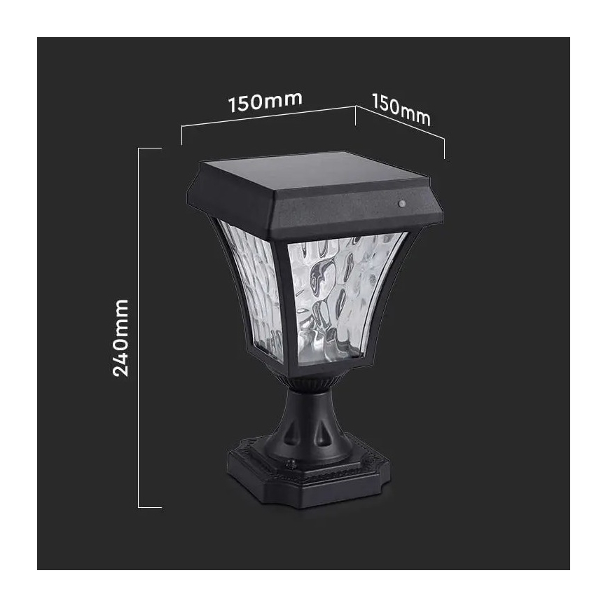 Lâmpada Solar LED 3 em 1 LED/2W/5,5V 3000K/6000K IP65 2200 mAh