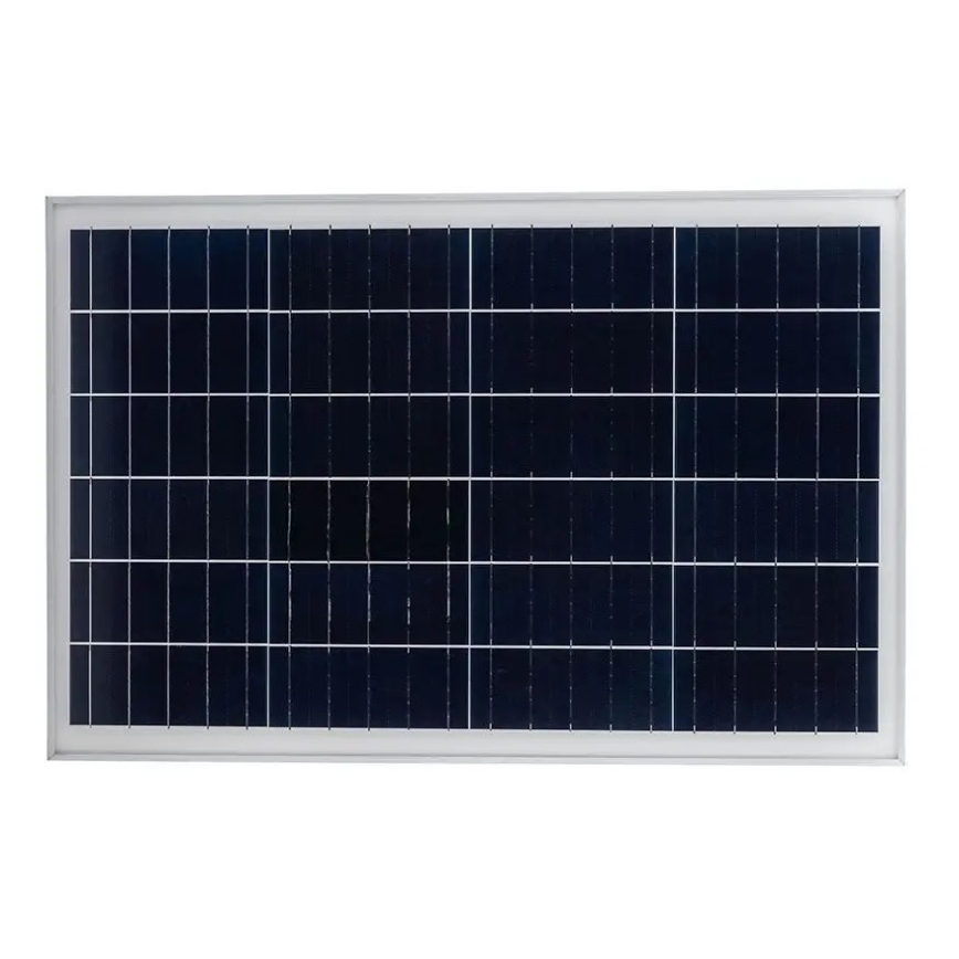 Luminária solar de rua LED regulável LED/50W/6,4V 4000K IP65 50000 mAh + controlo remoto