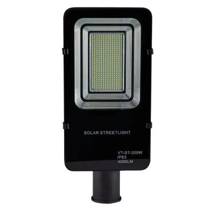 Luminária solar de rua LED dimmerizável LED/50W/6,4V 6000K IP65 50000 mAh + controlo remoto