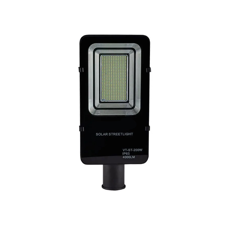 Luminária solar de rua LED dimmerizável LED/50W/6,4V 6000K IP65 50000 mAh + controlo remoto