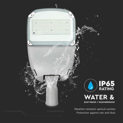Lâmpada solar de rua LED dimável CHIP SAMSUNG LED/50W/6,4V 6000K IP65 30000 mAh + controlo remoto
