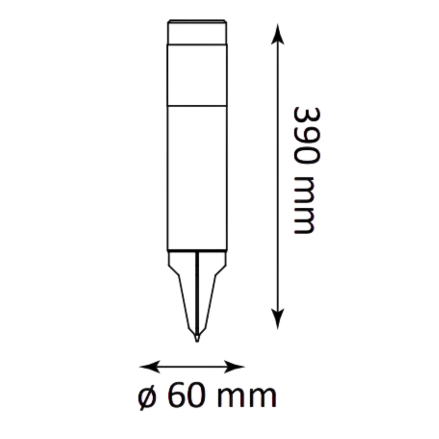 Lâmpada Solar LED BART LED/1,2V 150 mAh IP44