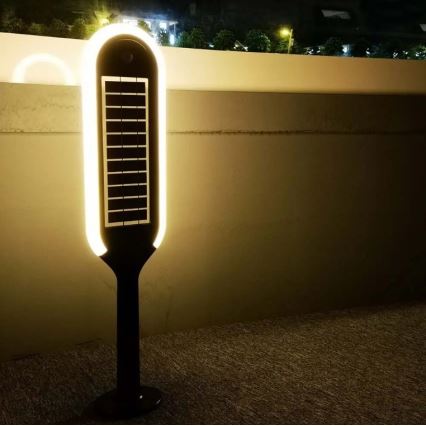 Lâmpada solar LED com sensor BOLLARD LED/5W/5,5V 70 cm 4000K IP65 2000 mAh