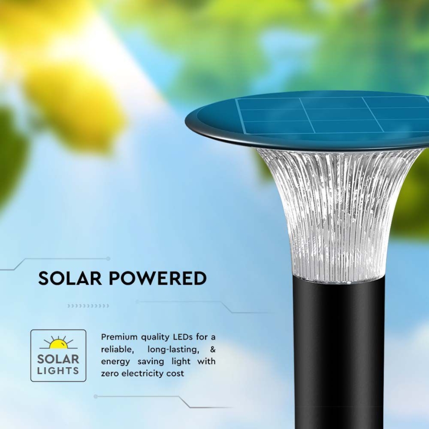 Lâmpada Solar LED com sensor LED/15W/3,2V 4000K/6000K IP65 6000 mAh