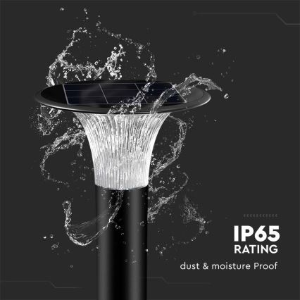 Lâmpada Solar LED com sensor LED/15W/3,2V 4000K/6000K IP65 6000 mAh