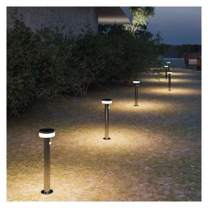 Lâmpada Solar LED com sensor LED/2W/3,7V 1200 mAh IP44 50 cm